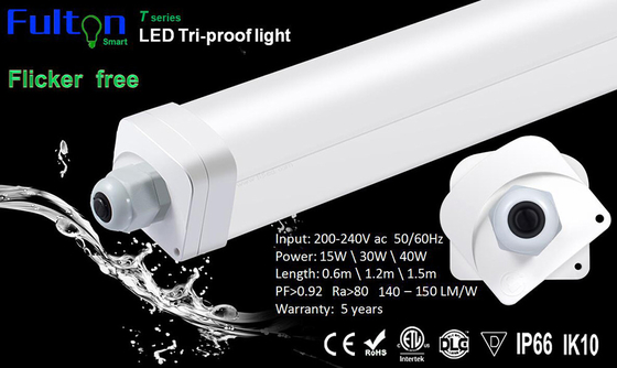 140-150lm/W Breather Rotatable Cap LED Triproof Light Simple Wiring LED Battern Light