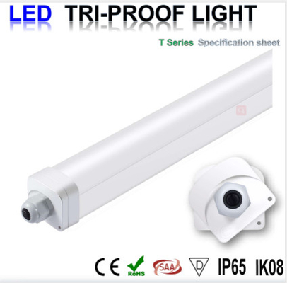 T Series 1200mm LED Triproof Light IP66 Waterproof Triproof LED Tube Light For Warehouse