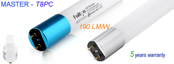 High Efficient T8PC Triproof LED Tube Light IP20 Luminous Surface PC Cover